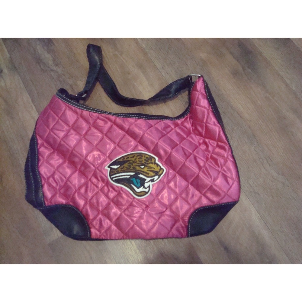 JACKSONVILLE JAGUARS PINK BAG PURSE 9X13 VINTAGE DEADSTOCK 04